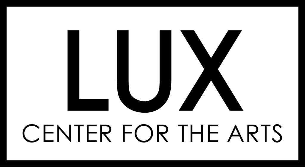 The Logo for the Lux Center for the Arts